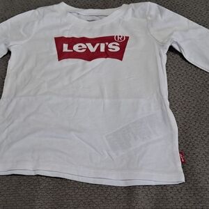 Levi's Kids White Long Sleeve Shirt